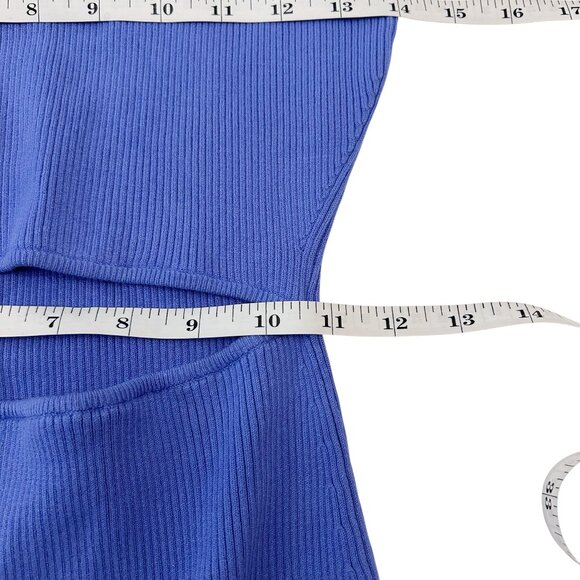 WILFRED ARITZIA Cut-out Knit Mini Dress Medium NWT - Picture 11 of 14